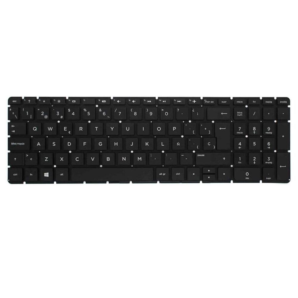 Keyboard HP Pavilion 15-AB UK Black Without Backlit