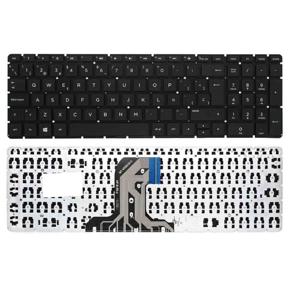 Keyboard HP Pavilion 15-AB UK Black Without Backlit - Image 3