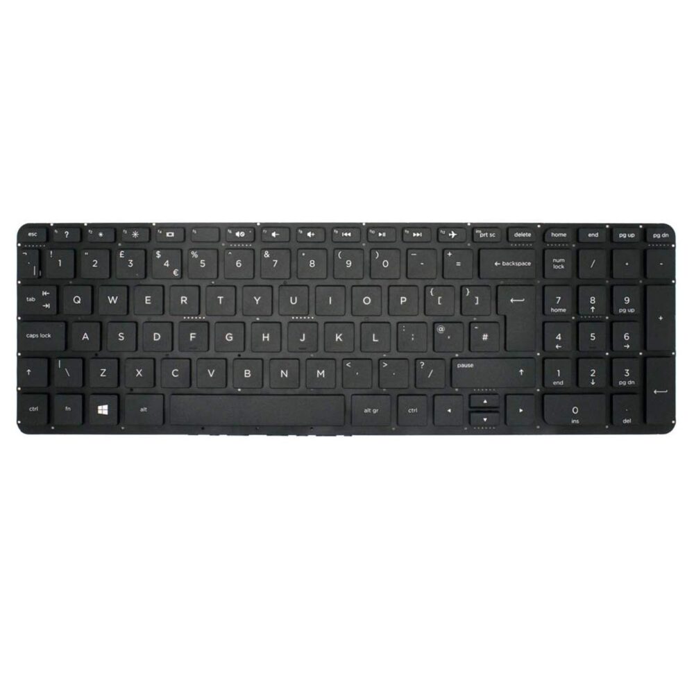 Keyboard HP Pavilion 15-P UK Black Without Frame & Backlit