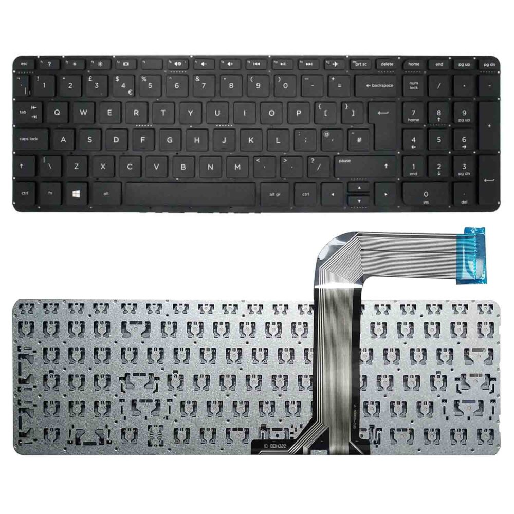 Keyboard HP Pavilion 15-P UK Black Without Frame & Backlit - Image 3