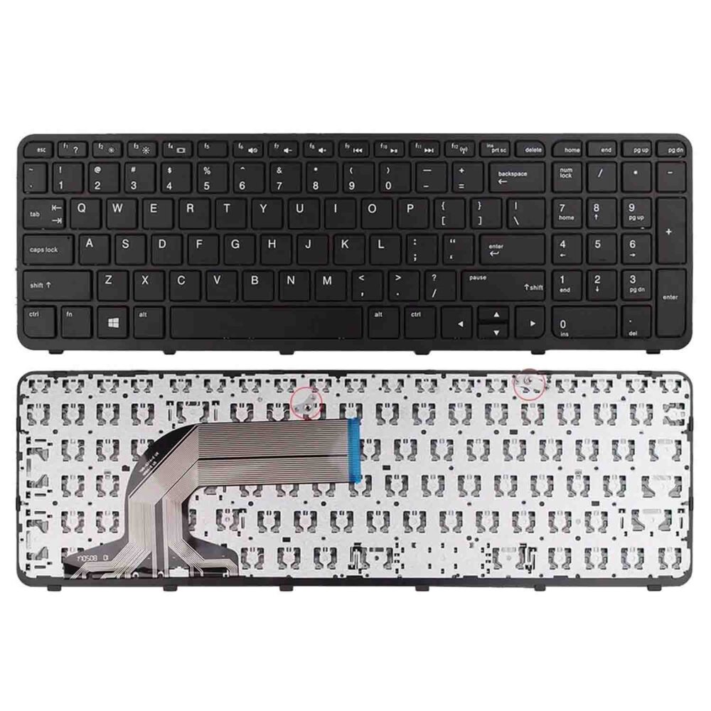 Keyboard HP Pavilion 350 G1 US Black Frame - Image 3