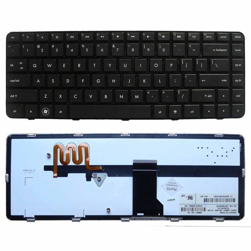 Keyboard HP Pavilion DM4-1000 US Black Frame With Backlit - Image 3