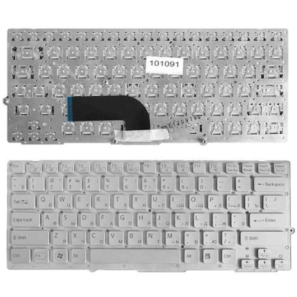 Keyboard Sony VAIO VGN-CW US White Without Backlit - Image 3