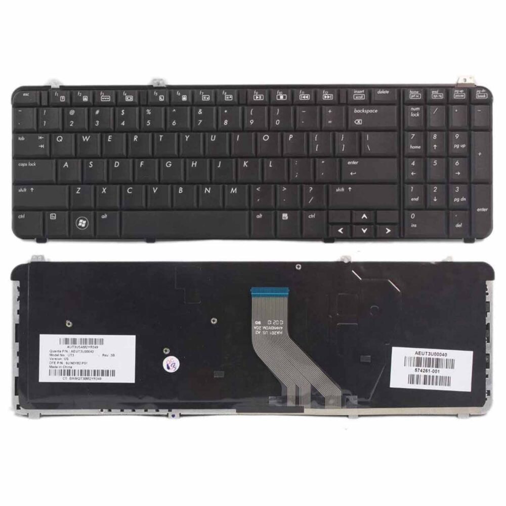 Keyboard HP Pavilion DV6-1000 US Black Frame Without Backlit - Image 3