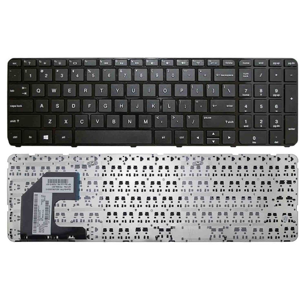 Keyboard HP Sleekbook 15-B US Black Frame Without Backlit - Image 3