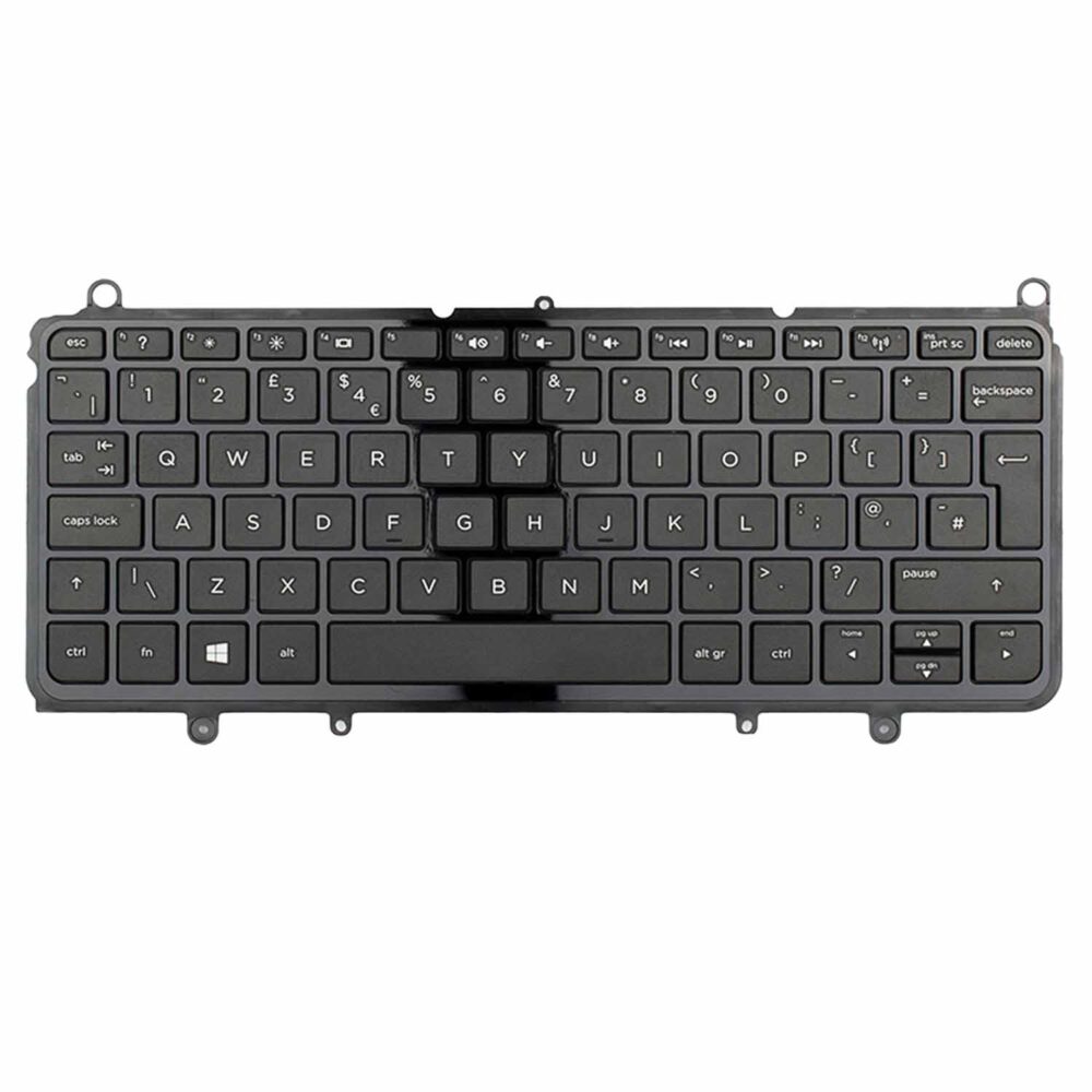 Keyboard HP Pavilion 11-E UK Black Frame Without Backlit