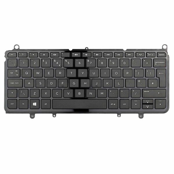 Keyboard HP Pavilion 11-E UK Black Frame Without Backlit