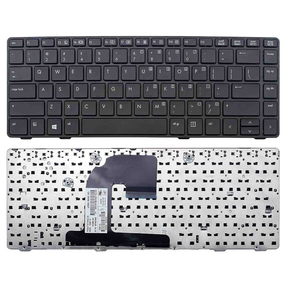 Keyboard HP EliteBook 8460 US Black Without Backlit - Image 3