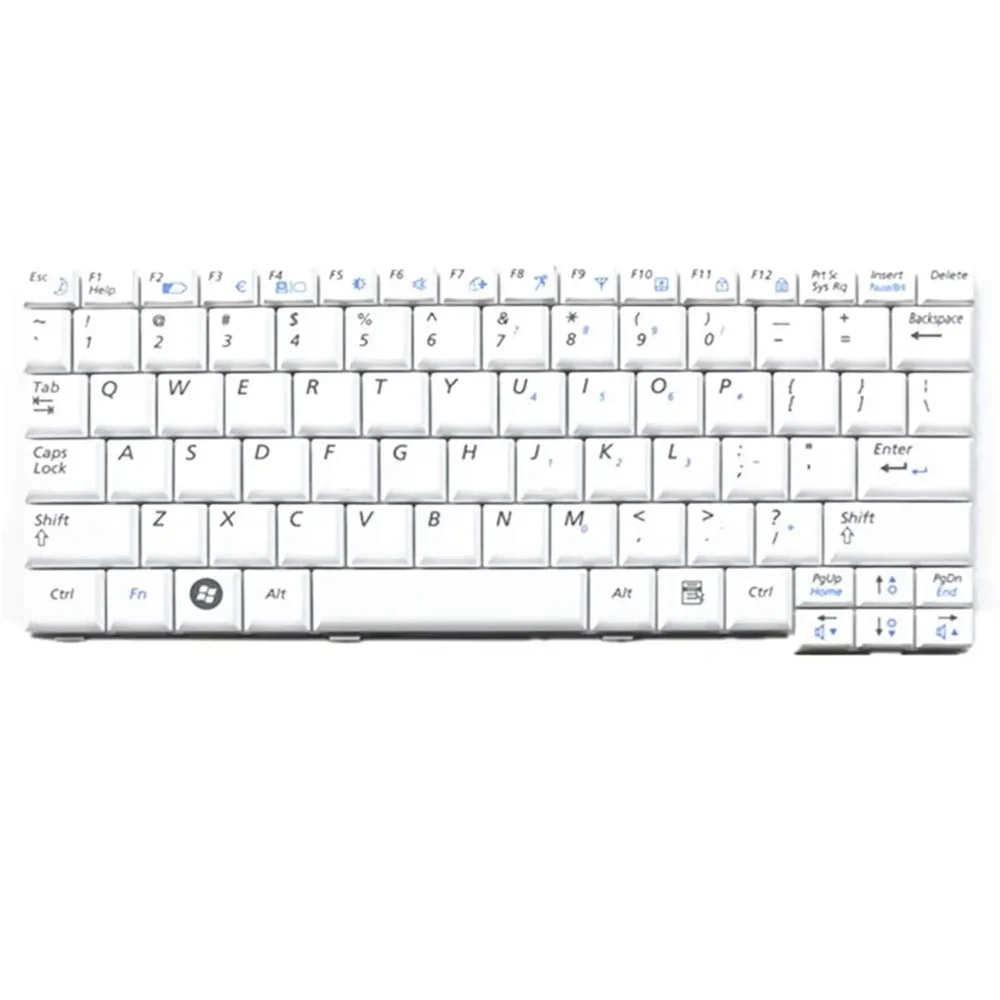 Keyboard Samsung N150 US White Frame Without Backlit