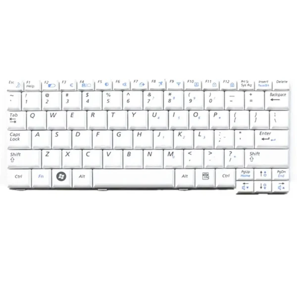 Keyboard Samsung N150 US White Frame