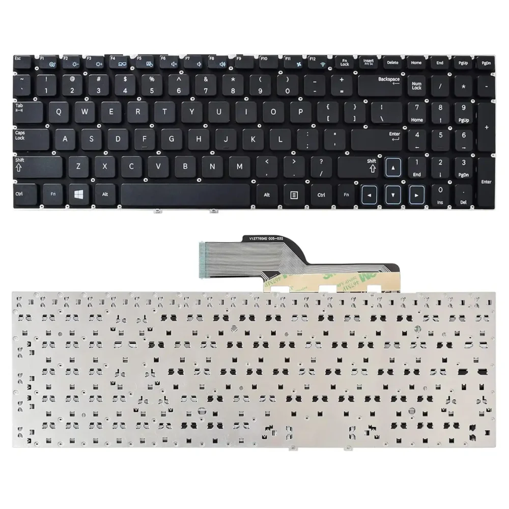 Keyboard Samsung NP300E5A US Black Without Frame - Image 3