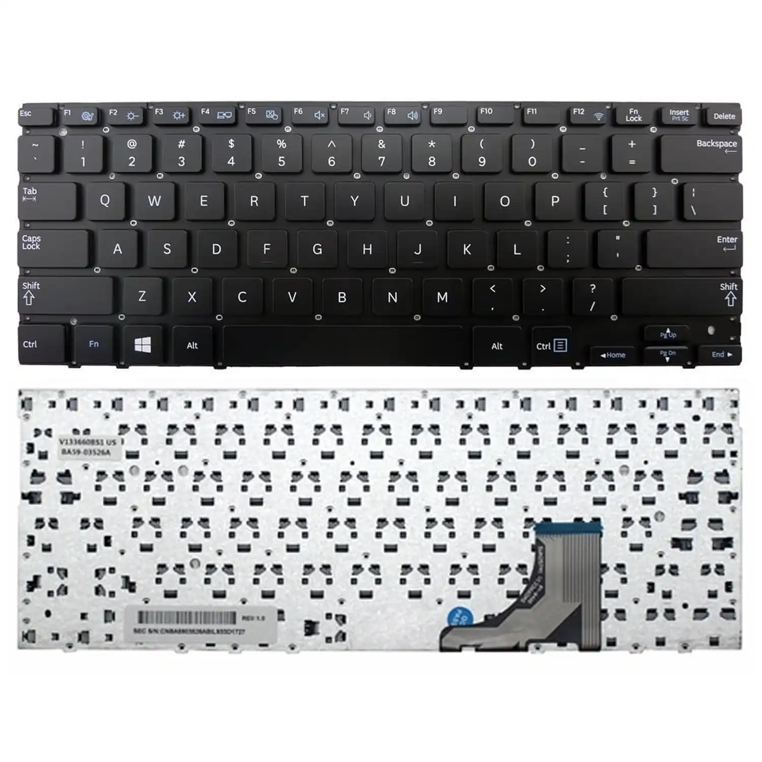 Keyboard Samsung NP530U3C US Black - Image 3