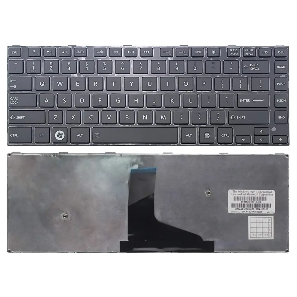 Keyboard Toshiba Satellite C40-A US Black Frame - Image 3