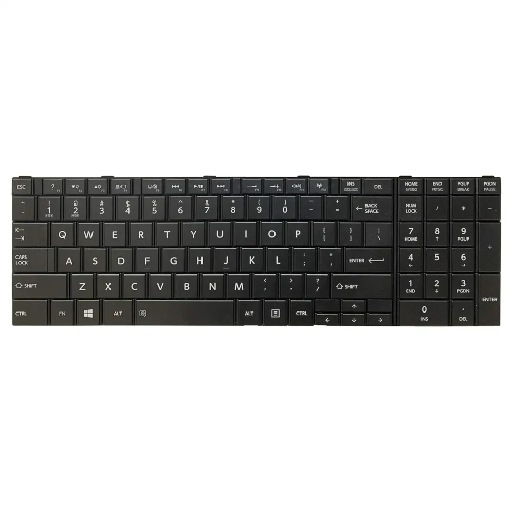 Keyboard Toshiba Satellite C50-A US Black Frame Without Backlit