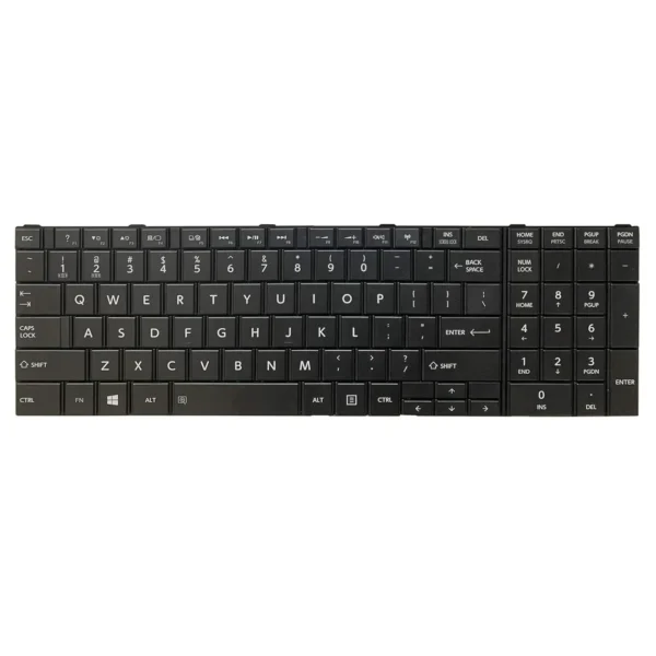 Keyboard Toshiba Satellite C50-A US Black Frame
