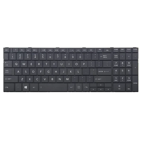 Keyboard Toshiba Satellite C50-B US Black Frame