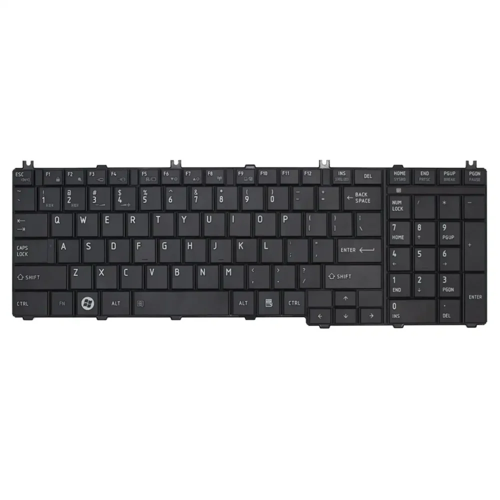 Keyboard Toshiba Satellite C660 US Black Frame