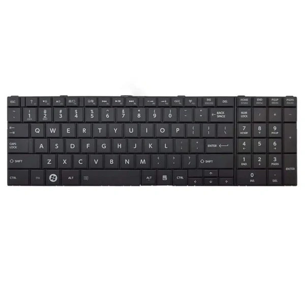 Keyboard Toshiba Satellite C850 US Black Frame