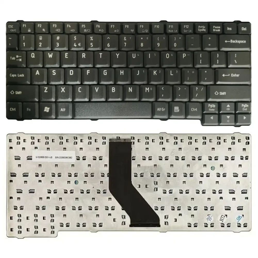 Keyboard Toshiba Satellite L10 US Black Frame - Image 3