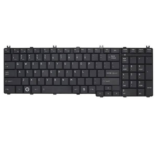 Keyboard Toshiba Satellite L505 US Black Frame Without Backlit