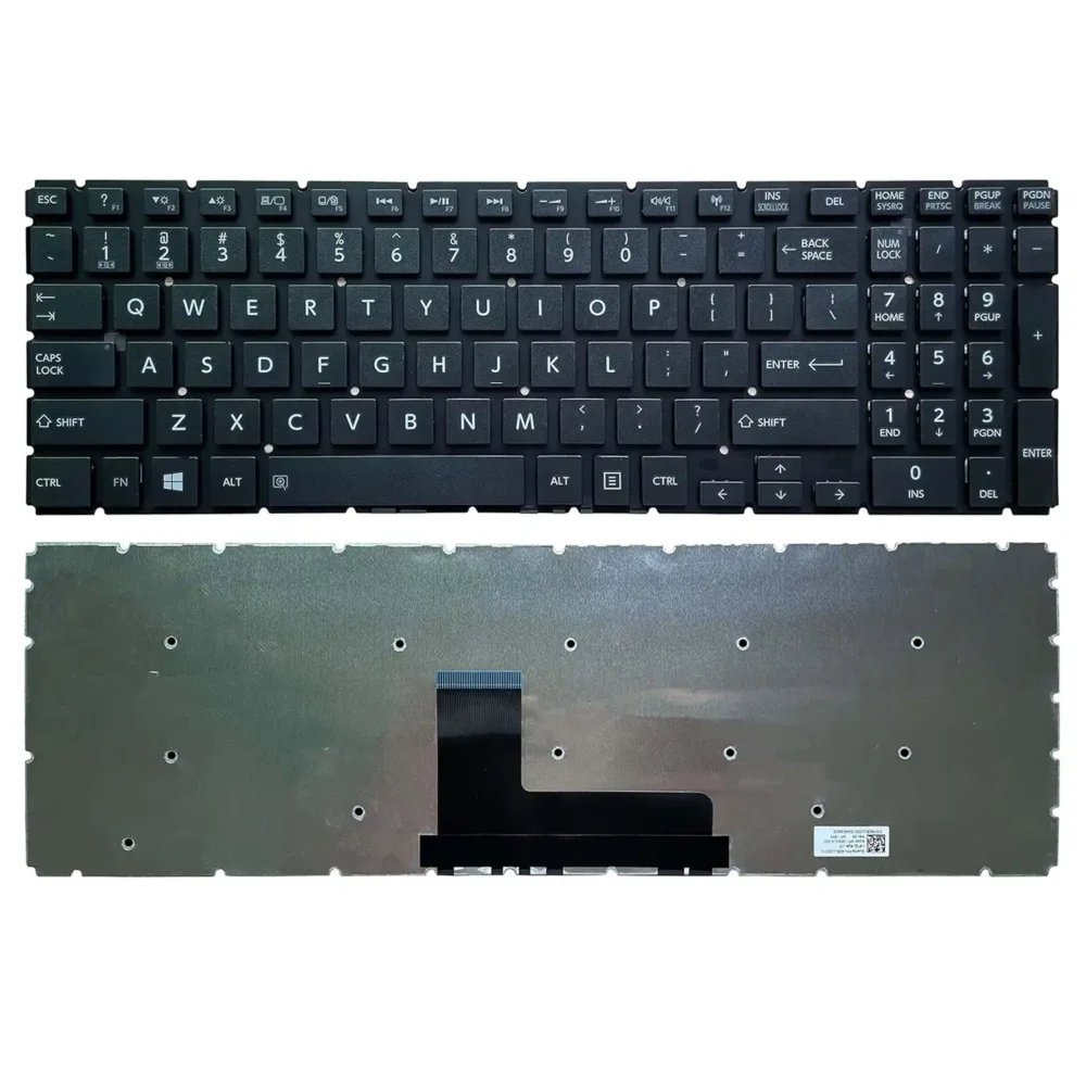 Keyboard Toshiba Satellite L50-B US Black Without Backlit - Image 3