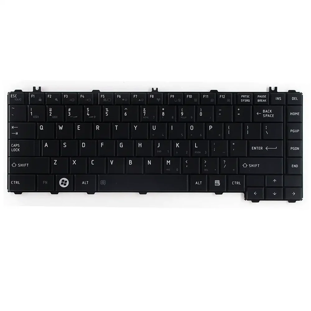 Keyboard Toshiba Satellite C640 US Black Frame Without Backlit