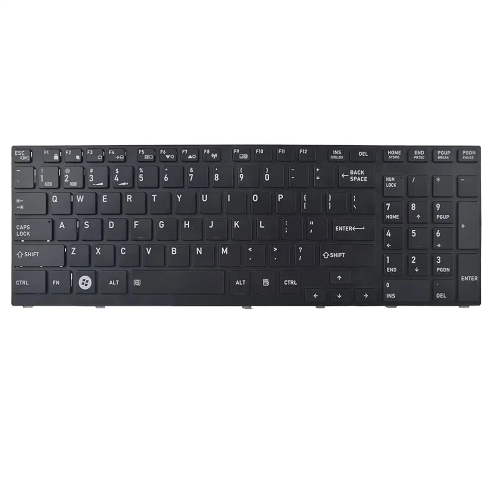 Keyboard Toshiba Satellite P750 US Black Without Frame