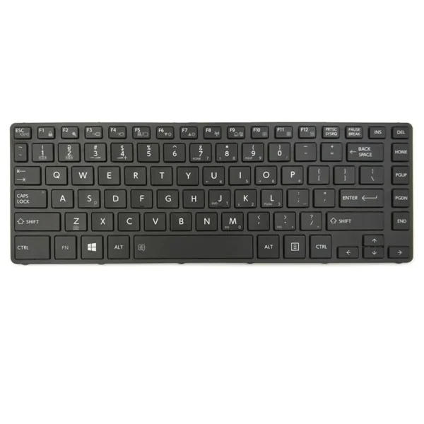 Keyboard Toshiba Tecra A40-C US Black Frame Without Backlit