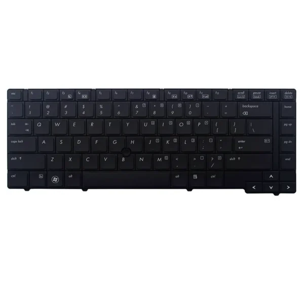 Keyboard HP EliteBook 8440P US Black Frame With Pointer