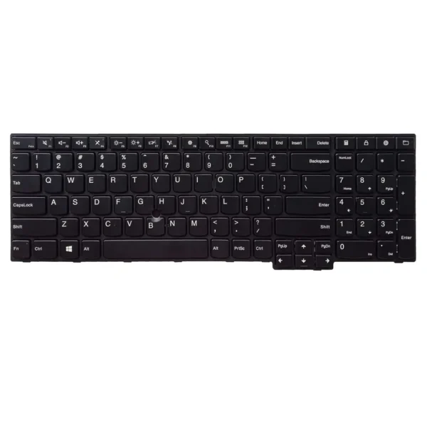 Keyboard Lenovo ThinkPad E550 US Black Frame Without Pointer & Backlit