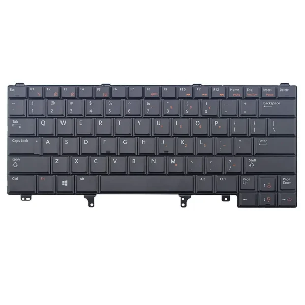 Keyboard Dell Latitude E6420 US Black Frame With Backlit