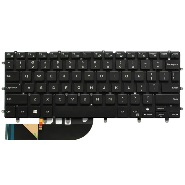 Keyboard Dell Inspiron 13 7347 US Black Frame With Backlit