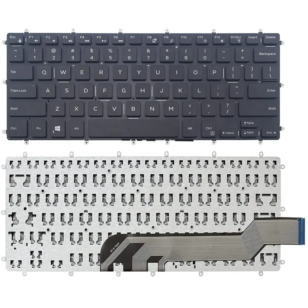 Keyboard Dell Inspiron 13 5368 US Black Without Backlit - Image 3