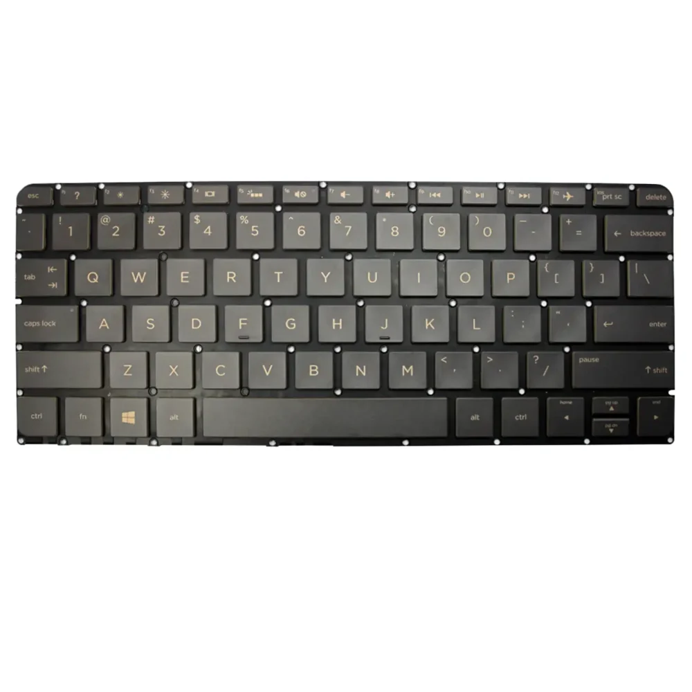 Keyboard HP Spectre 13-V US Golden With Backlit