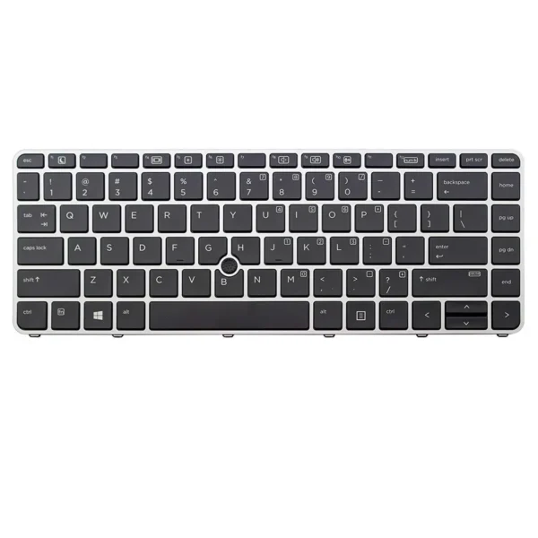 Keyboard HP EliteBook 840 G3 US Silver Frame With Pointer & Without Backlit