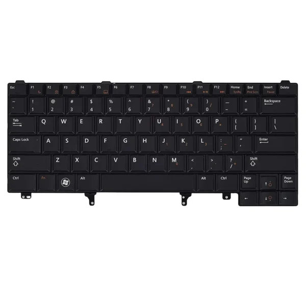 Keyboard Dell Latitude E6420 US Black Without Pointer