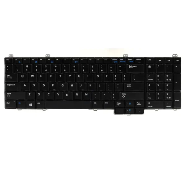 Keyboard Dell Latitude E5540 US Black Without Backlit