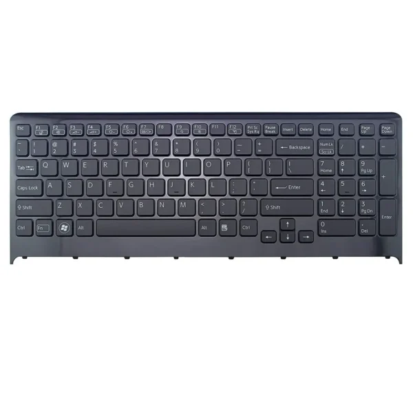 Keyboard Sony VAIO VPC-F2 US Black Frame