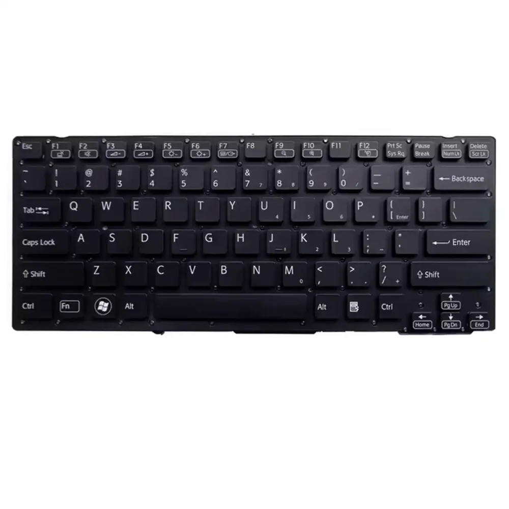 Keyboard Sony VAIO VPC-SB US Black Without Frame & Backlit
