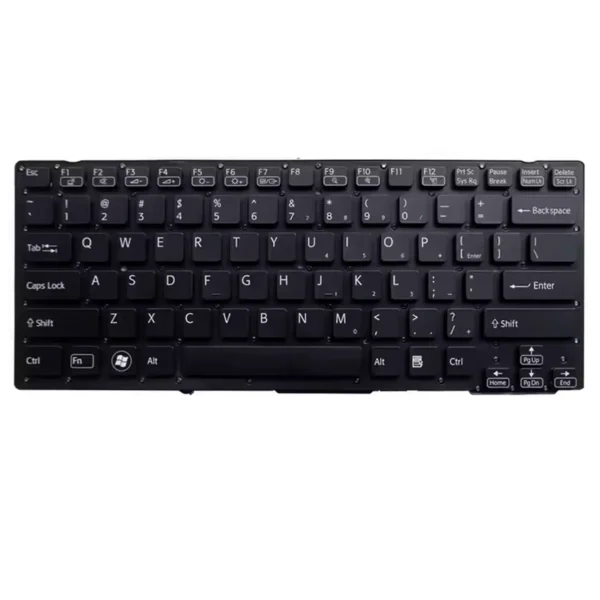 Keyboard Sony VAIO VPC-SB US Black Without Frame & Backlit
