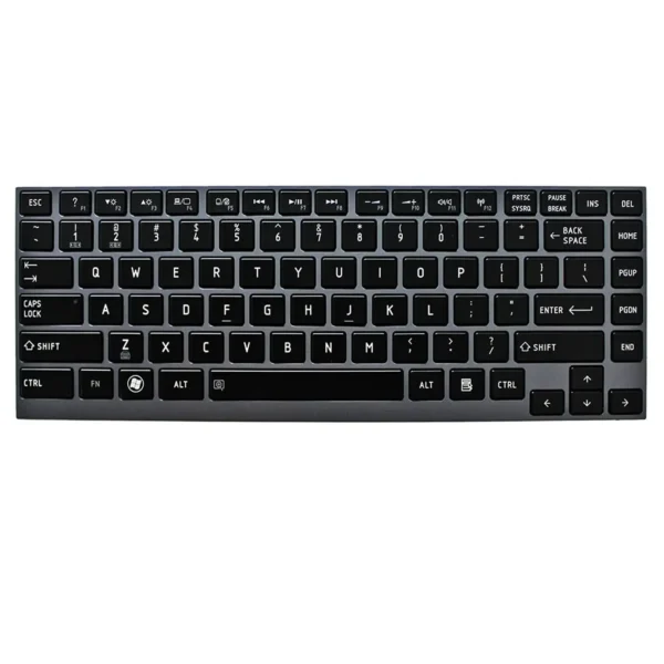 Keyboard Toshiba Satellite U840 US Black Frame With Backlit