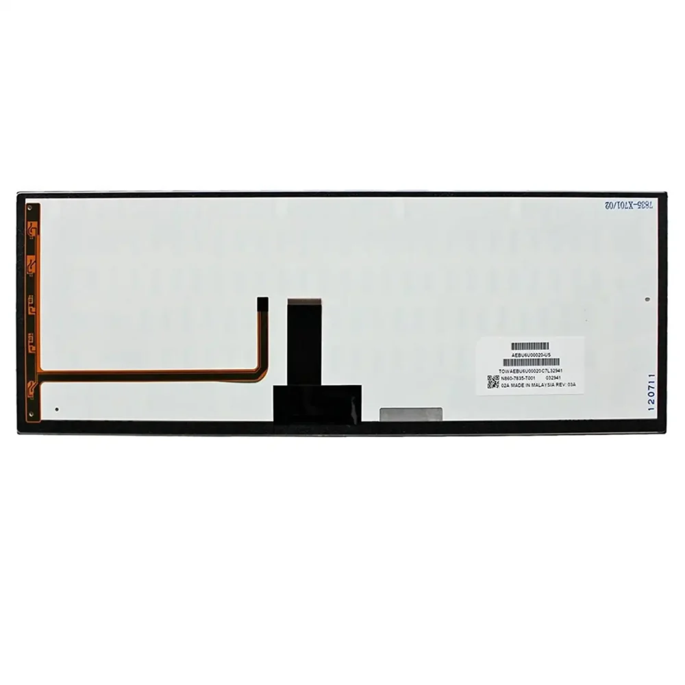 Keyboard Toshiba Satellite U840 US Black Frame With Backlit - Image 2