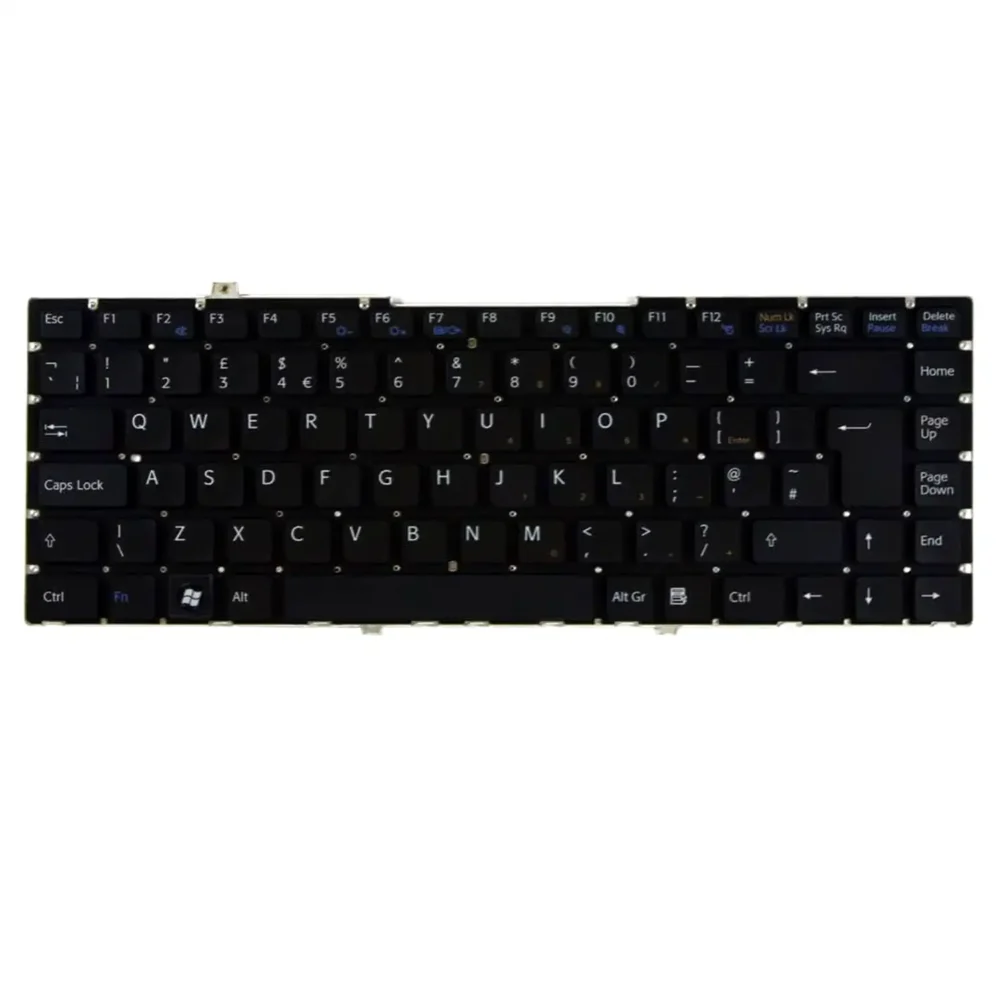 Keyboard Sony VAIO VGN-NW UK Black Without Frame