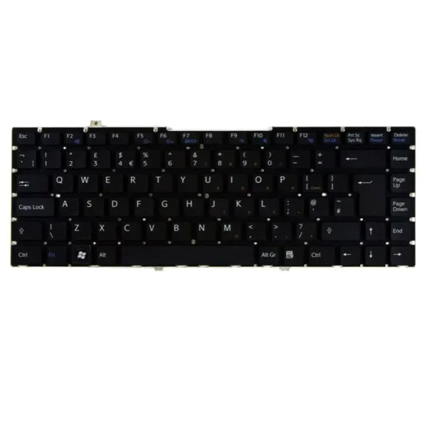 Keyboard Sony VAIO VGN-NW UK Black Without Frame
