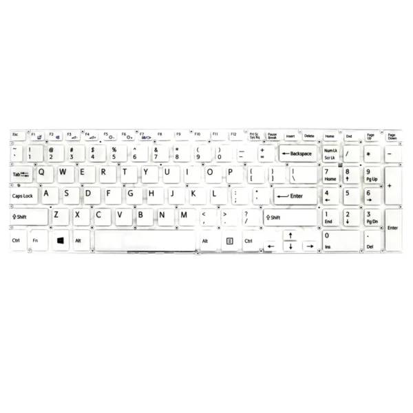 Keyboard Sony VAIO SVF15 US White Without Frame