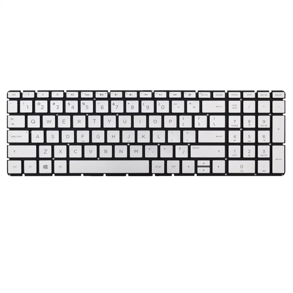 Keyboard  HP Pavilion 15-BS US Silver Without Frame & With Backlit