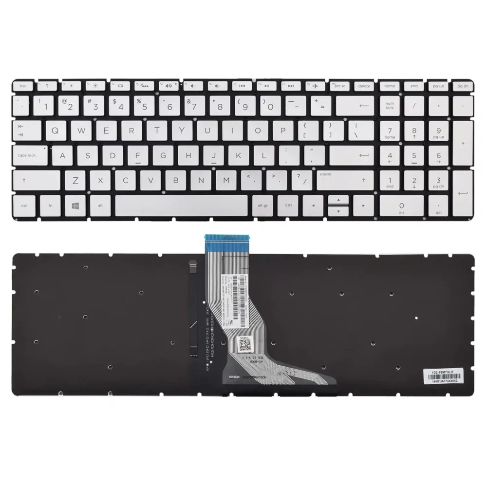 Keyboard  HP Pavilion 15-BS US Silver Without Frame & With Backlit - Image 3
