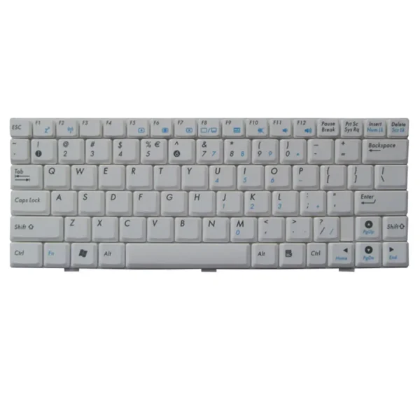 Keyboard ASUS Eee PC 1000H US White