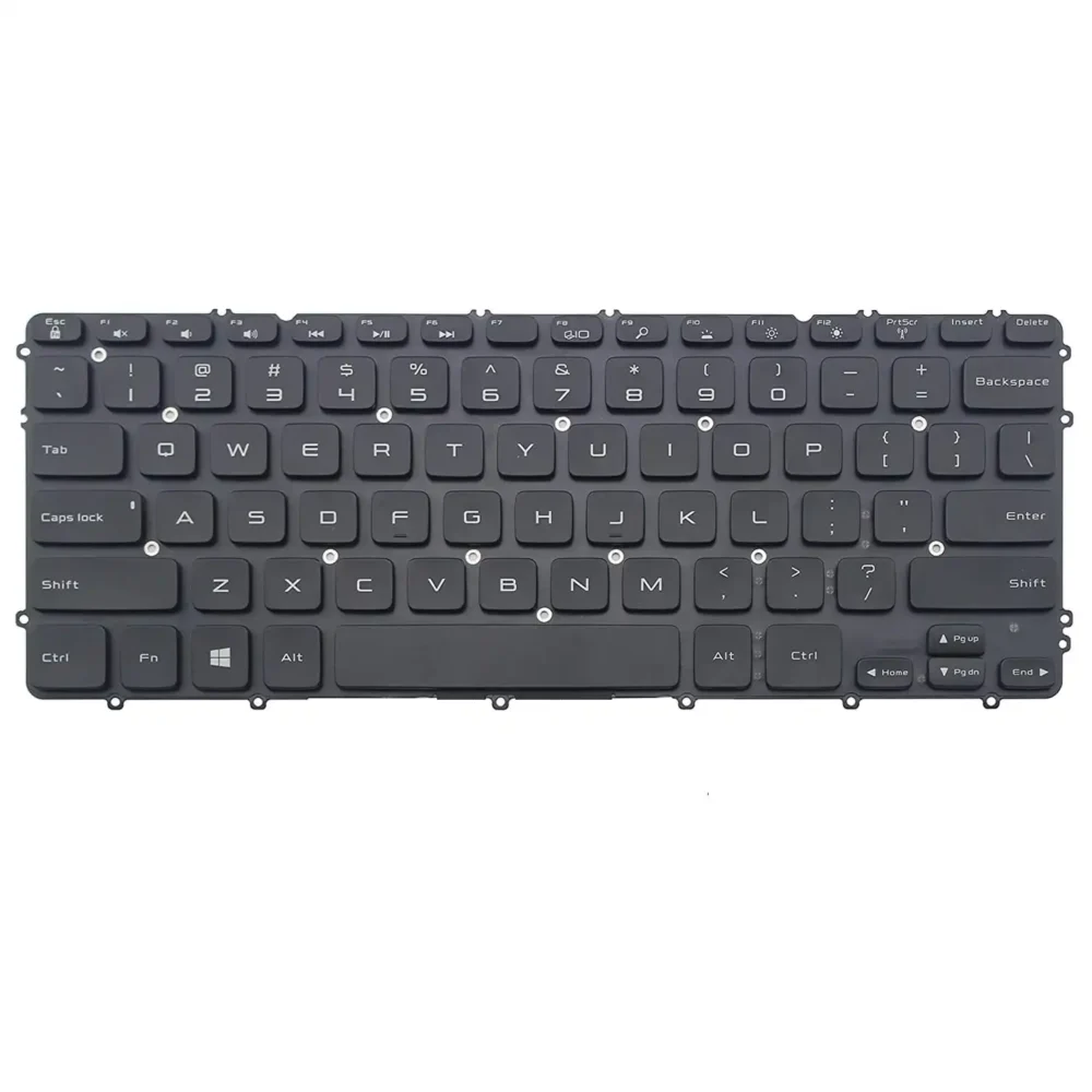 Keyboard Dell XPS 15 9530 US Black Without Frame & With Backlit