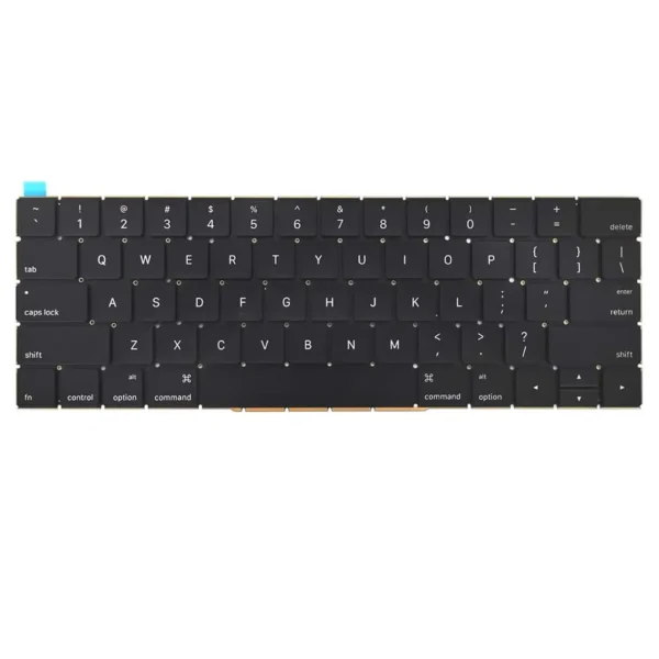 Keyboard Apple MacBook Pro A1706 US Black Without Frame & Backlit